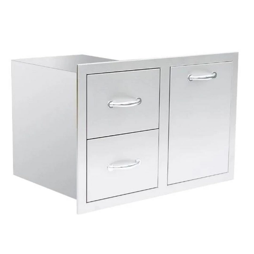 SUMMERSET 33" 2-Drawer & Vented LP Tank Pullout