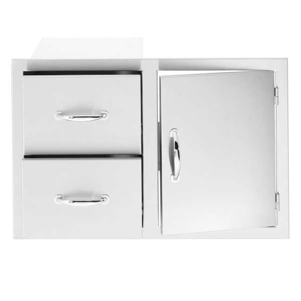 SUMMERSET 33" 2-Drawer & Access Door Combo