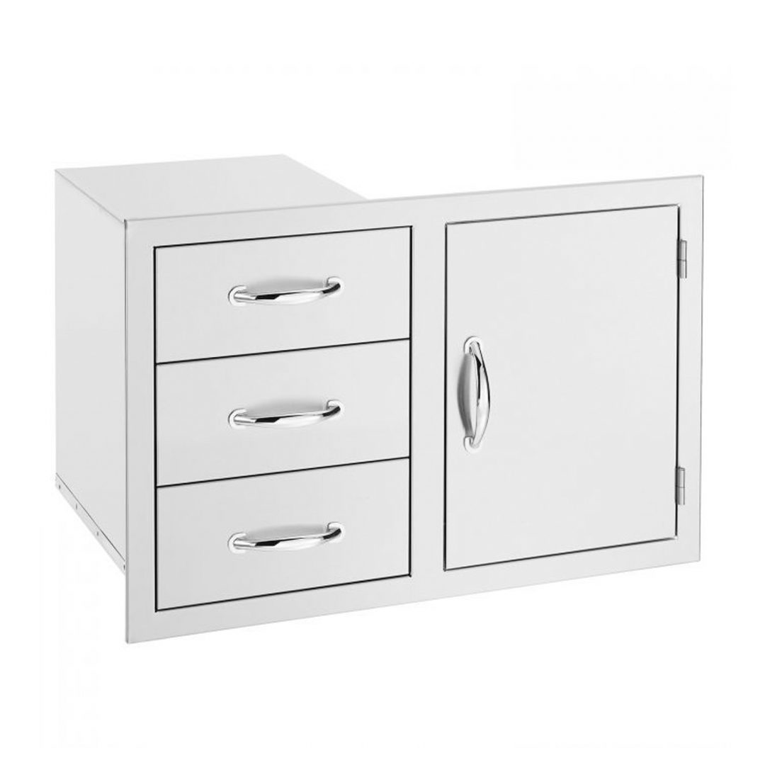 SUMMERSET 33" 3-Drawer & Access Door Combo